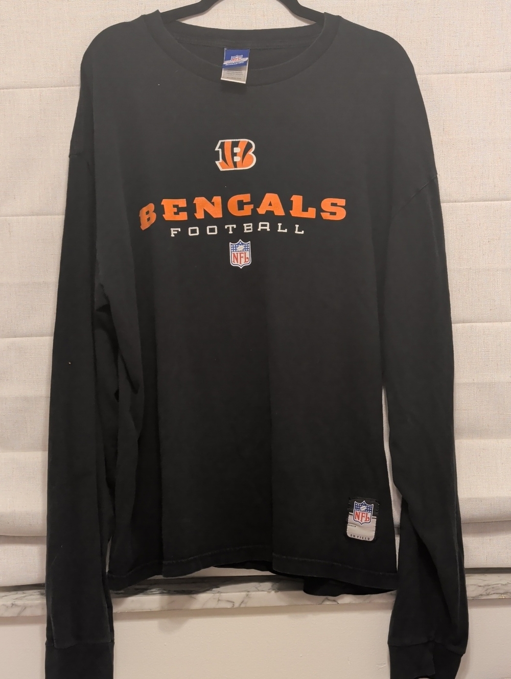 NFL Cincinnati Bengals Black Long Sleeve T-shirt